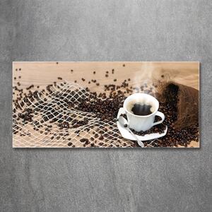 Fotoobraz na skle Káva a zrnka kávy osh-45865517