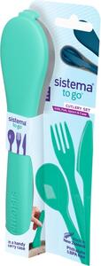 Sistema Příbor To Go Cutlery Set, zelená