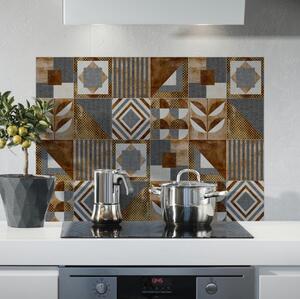 Samolepicí kuchyňský panel Crearreda KP Sand Tiles 67278 Pískové obkladačky
