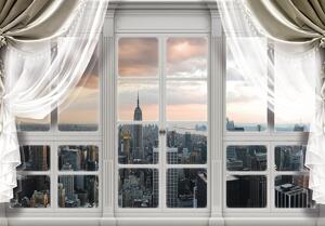 Fototapeta - New York - výhled z okna (152,5x104 cm)