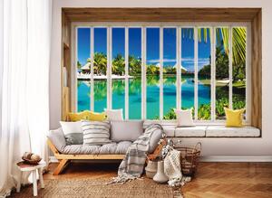 Fototapeta - Okno na Havaji (152,5x104 cm)