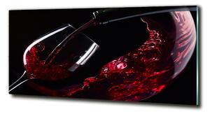 Foto obraz sklo tvrzené Červená vína osh-54930015