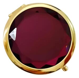 Gaira® Kosmetické zrcátko Crystal 7722, Barva fialová