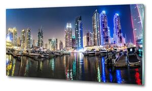 Foto obraz skleněný horizontální Noční Dubai osh-56151340