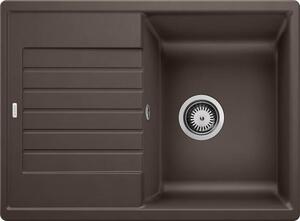 Blanco Zia 45 S Compact, silgranitový dřez 680x500x190 mm, 1-komorový, kávová, BLA-524730