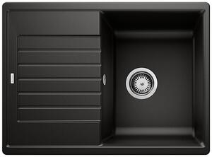 Blanco Zia 45 S Compact, silgranitový dřez 680x500x190 mm, 1-komorový, černá, BLA-526009