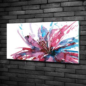 Foto obraz sklo tvrzené Abstraktní květ osh-59155055