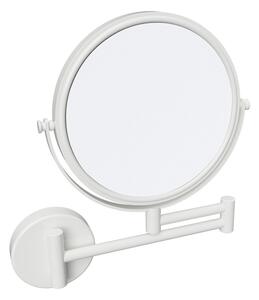 Sapho X-ROUND WHITE závěsné kosmetické zrcátko Ø 180 mm, bílá