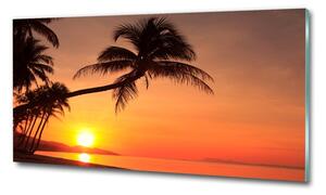 Foto obraz fotografie na skle Západ slunce pláž osh-60014664