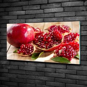Foto obraz fotografie na skle Granátové jablko listí osh-59972943