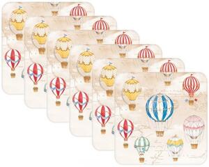Easy Life Korkové podložky Air Balloons 10,5x10,5cm