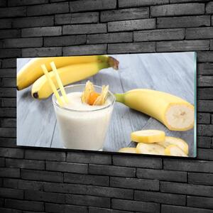 Foto obraz sklo tvrzené Banánový koktejl osh-61260830