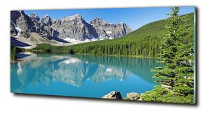 Fotoobraz na skle Jezero v horách osh-61685210