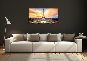 Foto-obraz fotografie na skle Eiffelova věž Paříž osh-61738045