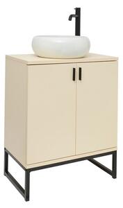 Koupelnová skříňka s umyvadlem Ceramia Easy 60x73x36 cm jasmín mat EASYUMDB11