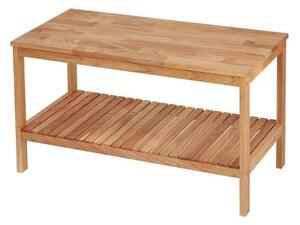 Lavice Naturel Home 78x47x37 cm ořech mat HOMELAV