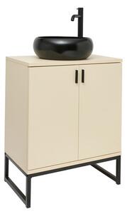 Koupelnová skříňka s umyvadlem Ceramia Easy 60x73x36 cm jasmín mat EASYUMDB12