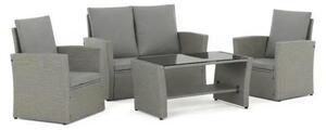 Autronic Zahradní sestava polyratan AZS-A1523 GREY