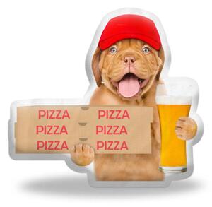 Sablio 3D polštář ve tvaru Roznos pizzy