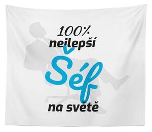 Sablio Deka 100% nejlepší šéf na světě: 150x120 cm