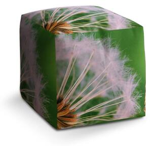 Sablio Taburet Cube Odkvetlé pampelišky 3 - 40x40x40 cm