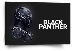 Sablio Obraz BLACK PANTHER z profilu Černý - 120x80 cm