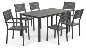 Autronic Zahradní sestava polywood AZS-B1656 GREY - edá
