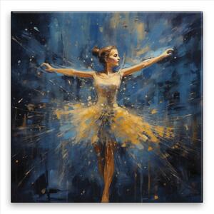 Obraz na plátně - Baletka v opeře - 40x40 cm