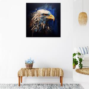 Obraz na plátně - Portrét orla - 40x40 cm - CZ výroba