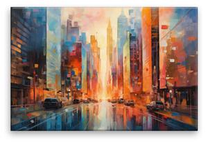 Obraz na plátně - Ulice New Yorku - 120x80 cm - CZ výroba