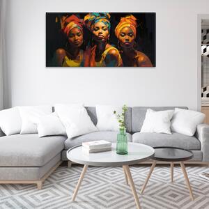 Obraz na plátně - Pohled afrických žen - 60x30 cm