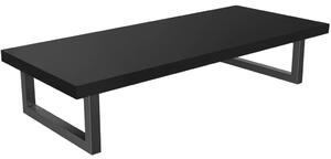 Deska pod umyvadlo Navira Pro + 2 konzole pod desku - černá matná - 60x46x3,6 cm - 606030