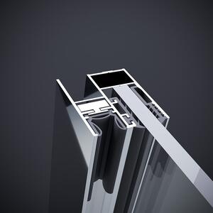 Sapho, ROLLS LINE obdélníková sprchová zástěna 1400x1000 mm, L/P varianta, čiré sklo