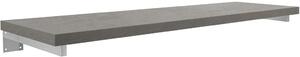 Deska pod umyvadlo Navira Pro + 2 skryté konzole - betonově šedá - 100x46x3,6 cm