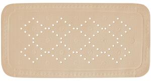 Spirella protiskluzová podložka do vany ALASKA, béžová, PVC, 71 x 36 cm