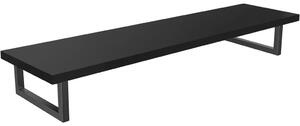 Deska pod umyvadlo Navira Pro + 2+1 podpěrná konzole - černá matná - 160x46x3,6 cm - 6061196
