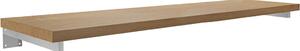 Deska pod umyvadlo Navira Pro + 3 skryté konzole - dub medový - 140x46x3,6 cm