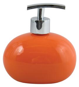 MSV dávkovač mýdla JAVA, oranžový, keramika, 360 ml