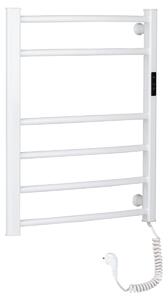 Elektrický sušák ručníků Luca, s displejem - 97 W - bílá lesklá - 660x550 mm