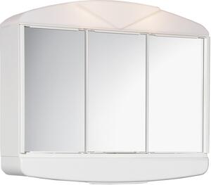 Jokey Plastové skříňky ARCADE Zrcadlová skříňka - bílá - š. 58 cm, v. 50 cm, hl. 15 cm 184113420-0110