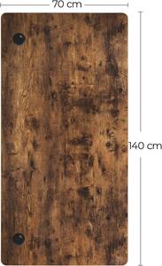 SONGMICS Stolní deska Industry - 140x1,8x70 cm
