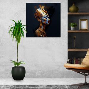 Obraz na plátně - Královna Nefertiti - 40x40 cm