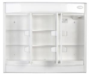 Jokey Plastové skříňky SAPHIR Zrcadlová skříňka (galerka) - bílá - š. 60 cm, v. 51 cm, hl.18 cm 185913220-0110