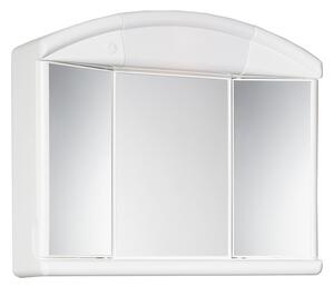 Jokey Plastové skříňky SALVA (SOLO) Zrcadlová skříňka (galerka) - bílá - š. 59 cm, v. 50 cm, hl. 15,5 cm 186712320-0110