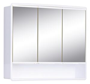 Jokey Plastové skříňky LYMO Zrcadlová skříňka (galerka) - bílá - š. 59 cm, v. 50 cm, hl. 15 cm 188413200-0110