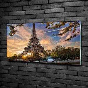 Foto obraz sklo tvrzené Eiffelova věž Paříž osh-65117955