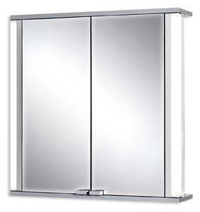 Jokey MARNO Zrcadlová skříňka (galerka) - bílá, pohledové hrany šedé