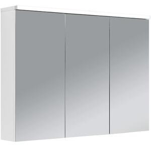 Koupelnová zrcadlová skříňka s LED osvětlením Avia - bílá matná - 95x70x16,5 cm