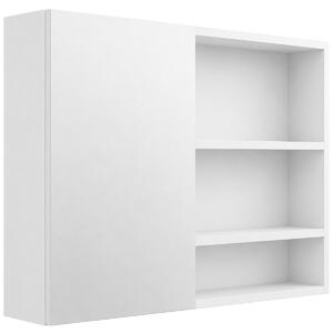Koupelnová zrcadlová skříňka Orea - bílá matná - 100x65x15 cm