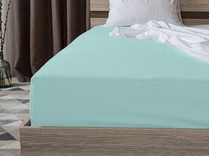 Jersey prostěradlo EXCLUSIVE světle mentolové 90 x 200 cm